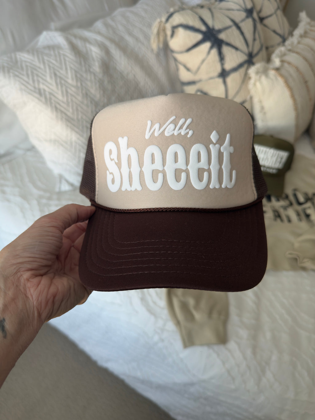 Puff Print Backwoods Rebel Trucker Collection