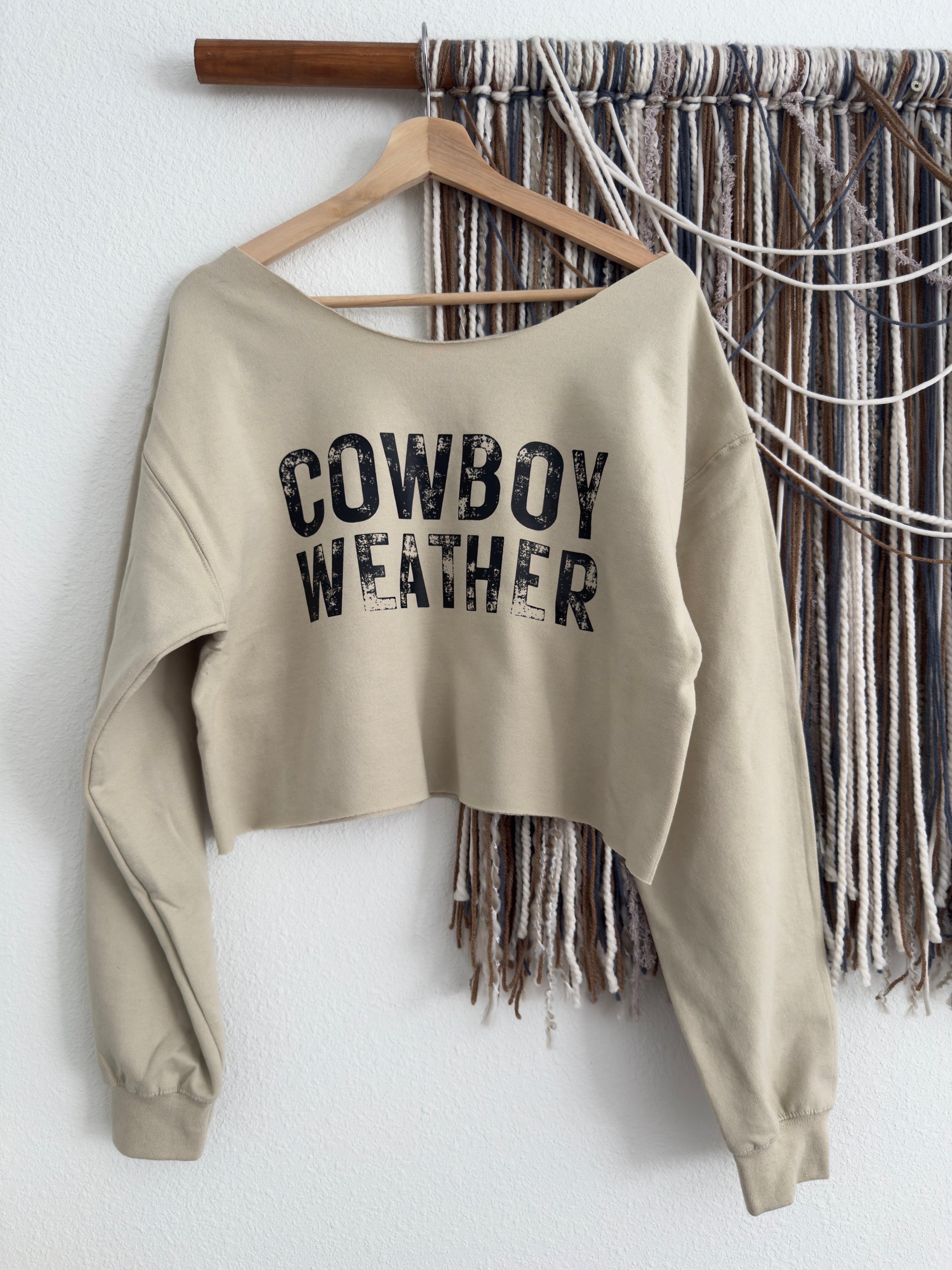 Cowboy Weather Crewneck/ Hoodie