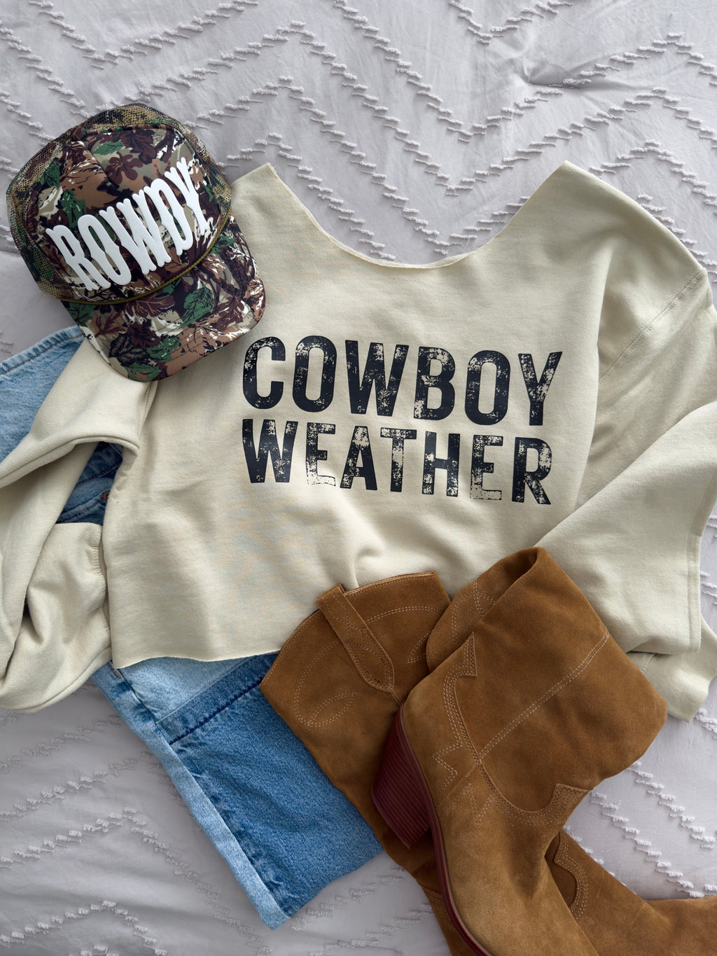 Cowboy Weather Crewneck/ Hoodie