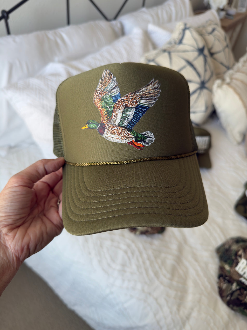 Puff Print Backwoods Rebel Trucker Collection