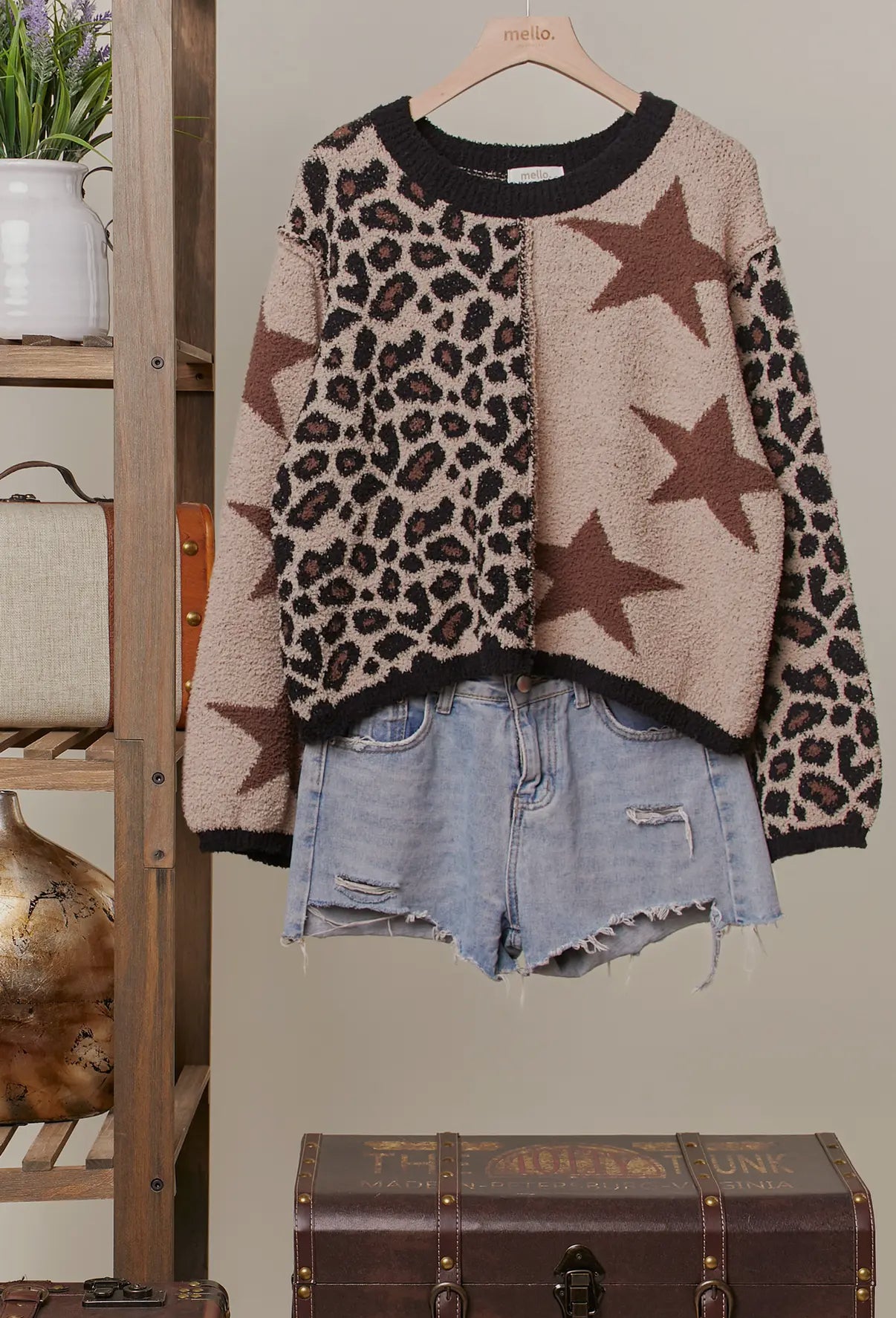 Outlaw Leopard Cozy Pullover