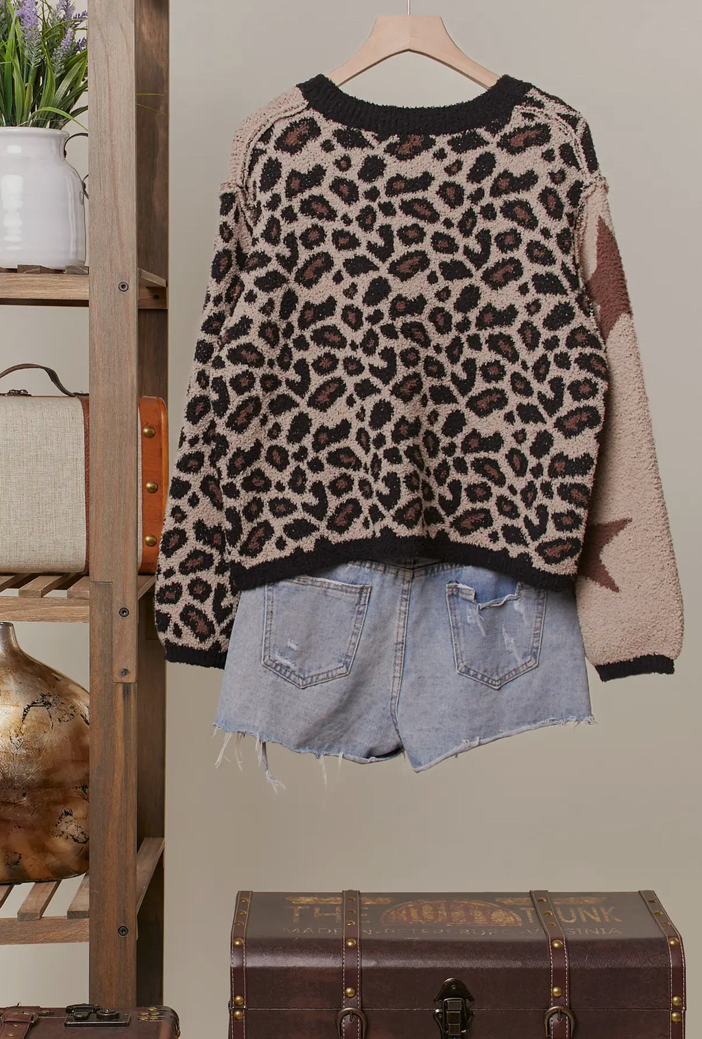 Outlaw Leopard Cozy Pullover