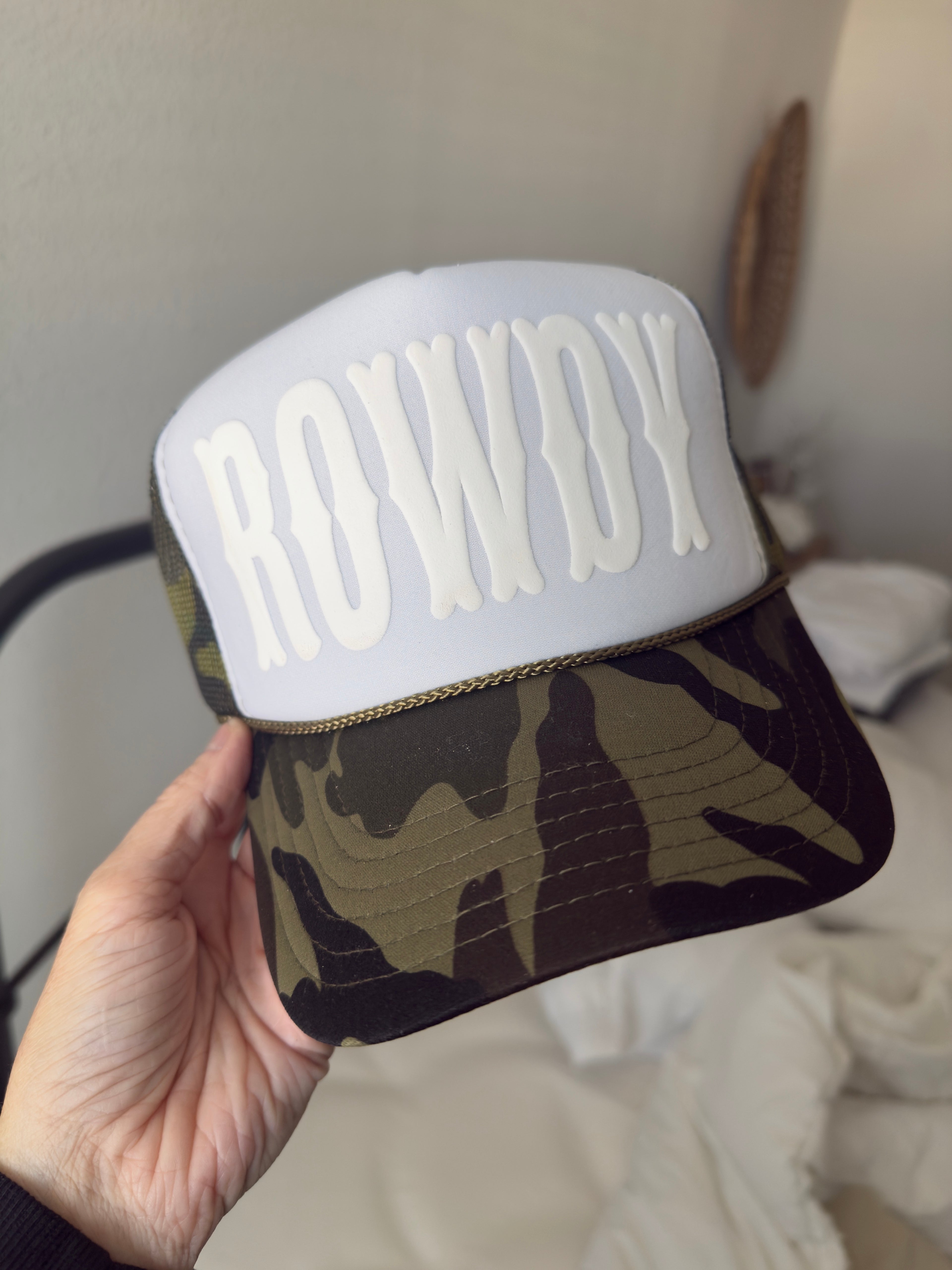 Puff Print Backwoods Rebel Trucker Collection