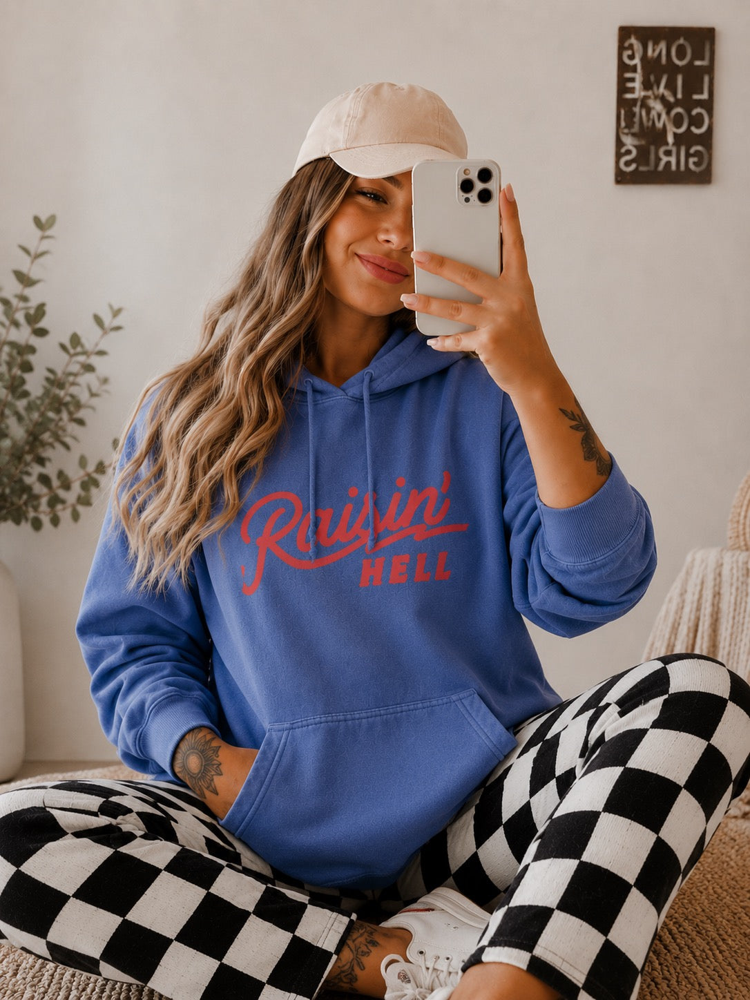 Raisin' Hell Dixie Rebel HOODIE