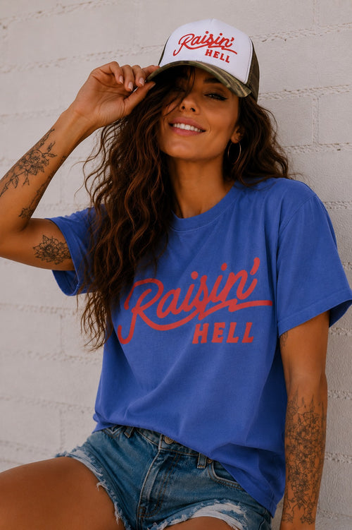 Raisin' Hell Trucker Hat