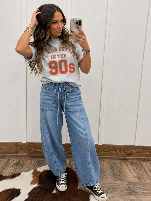 Rebel Soul Barrel Denim Pants