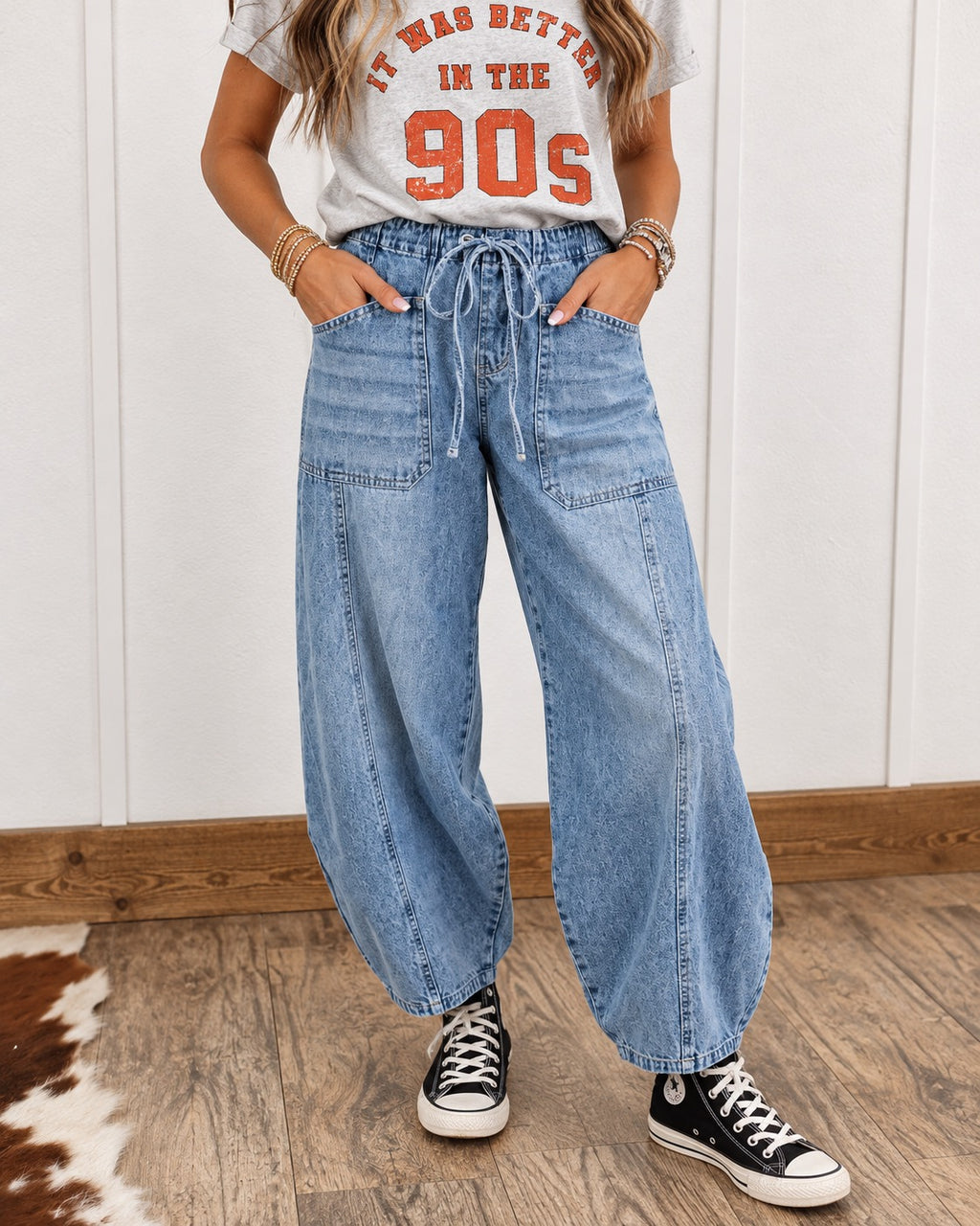 Rebel Soul Barrel Denim Pants