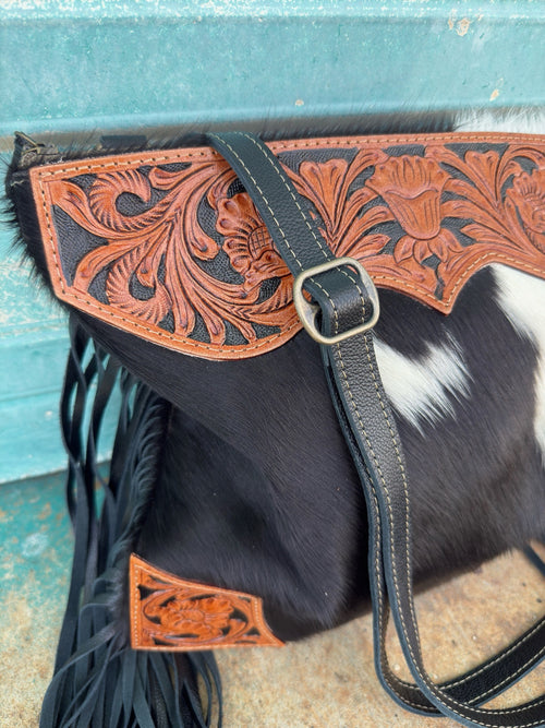 Cowgirl Outlaw Fringe Crossbody
