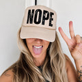 "NOPE" everyday trucker hat