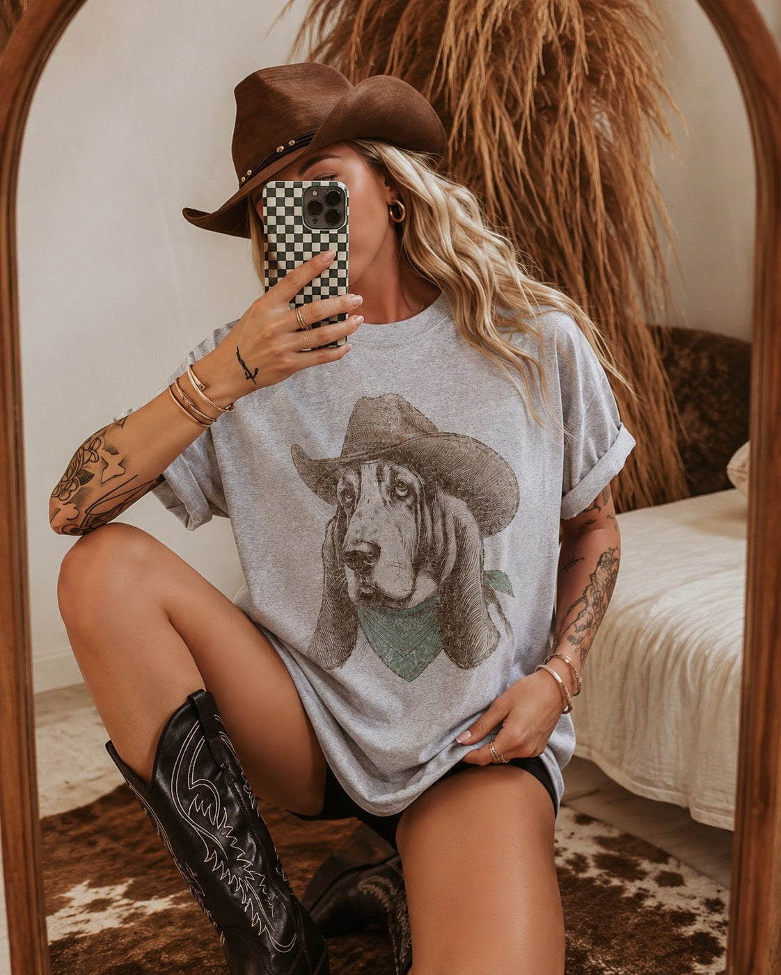 Vintage Cowboy Hound Tee