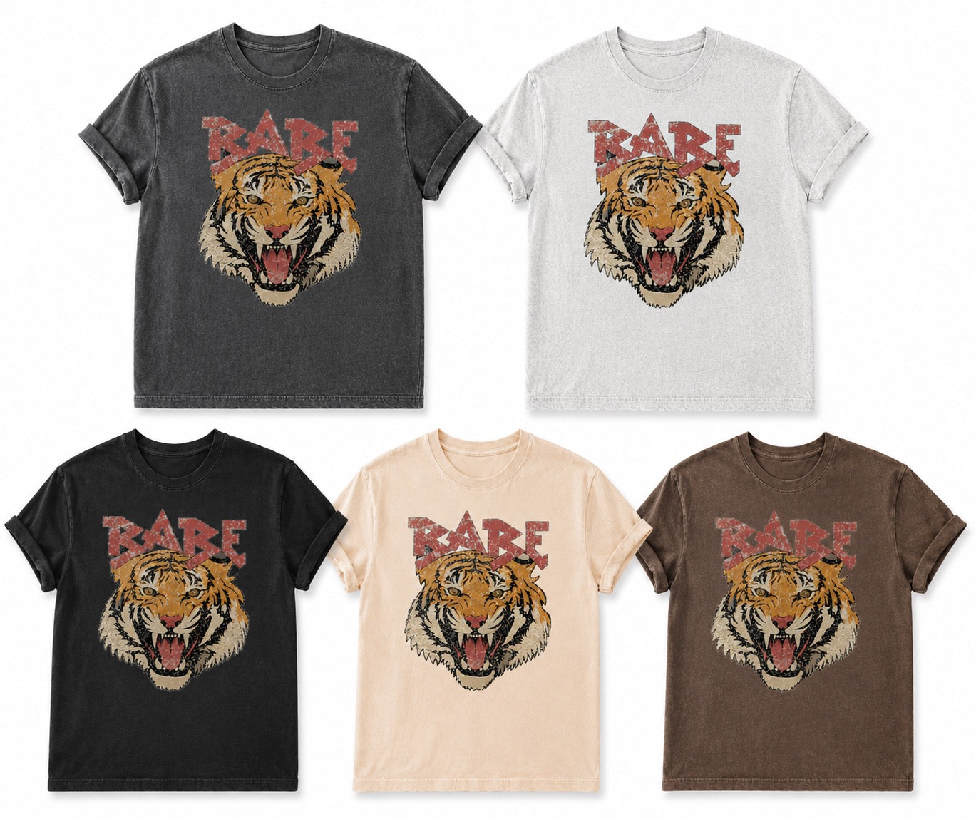 Fierce Babe Tiger Western Tee