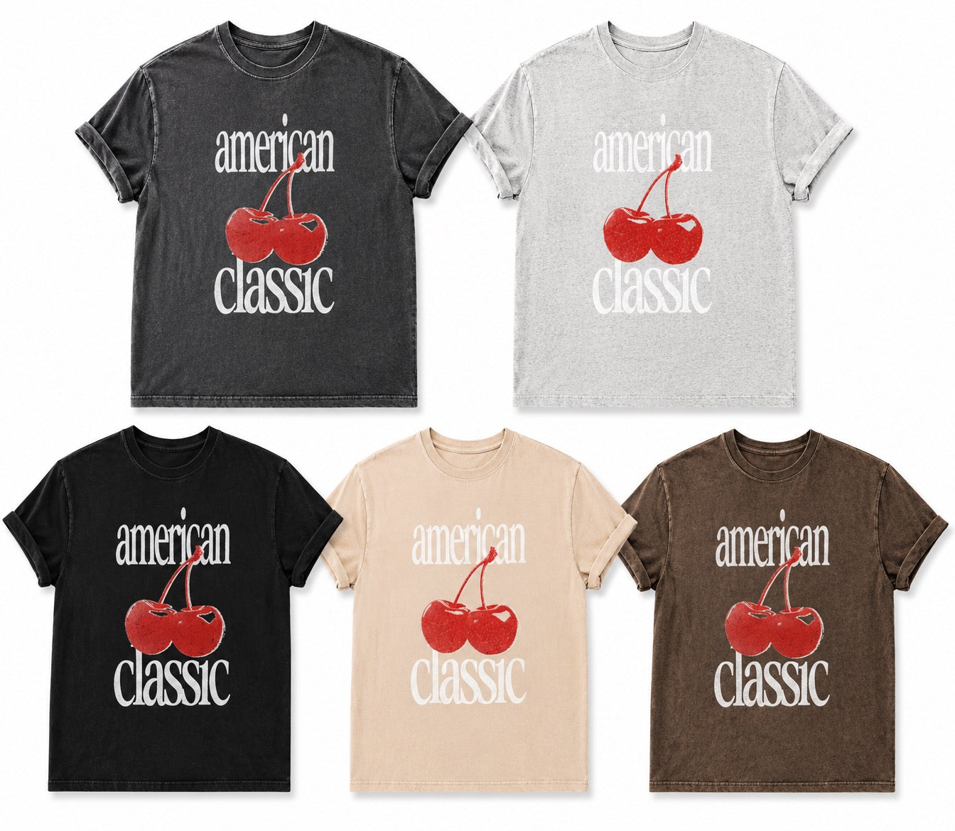 American Vintage Cherry Dixie Tee