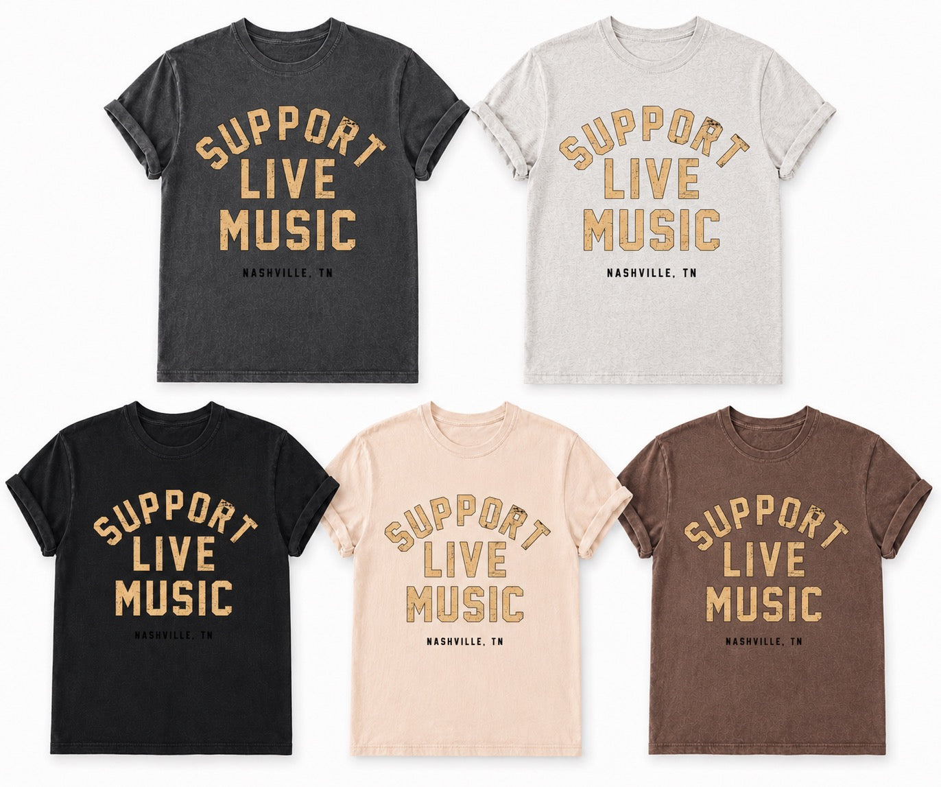 Support Live Music Tee