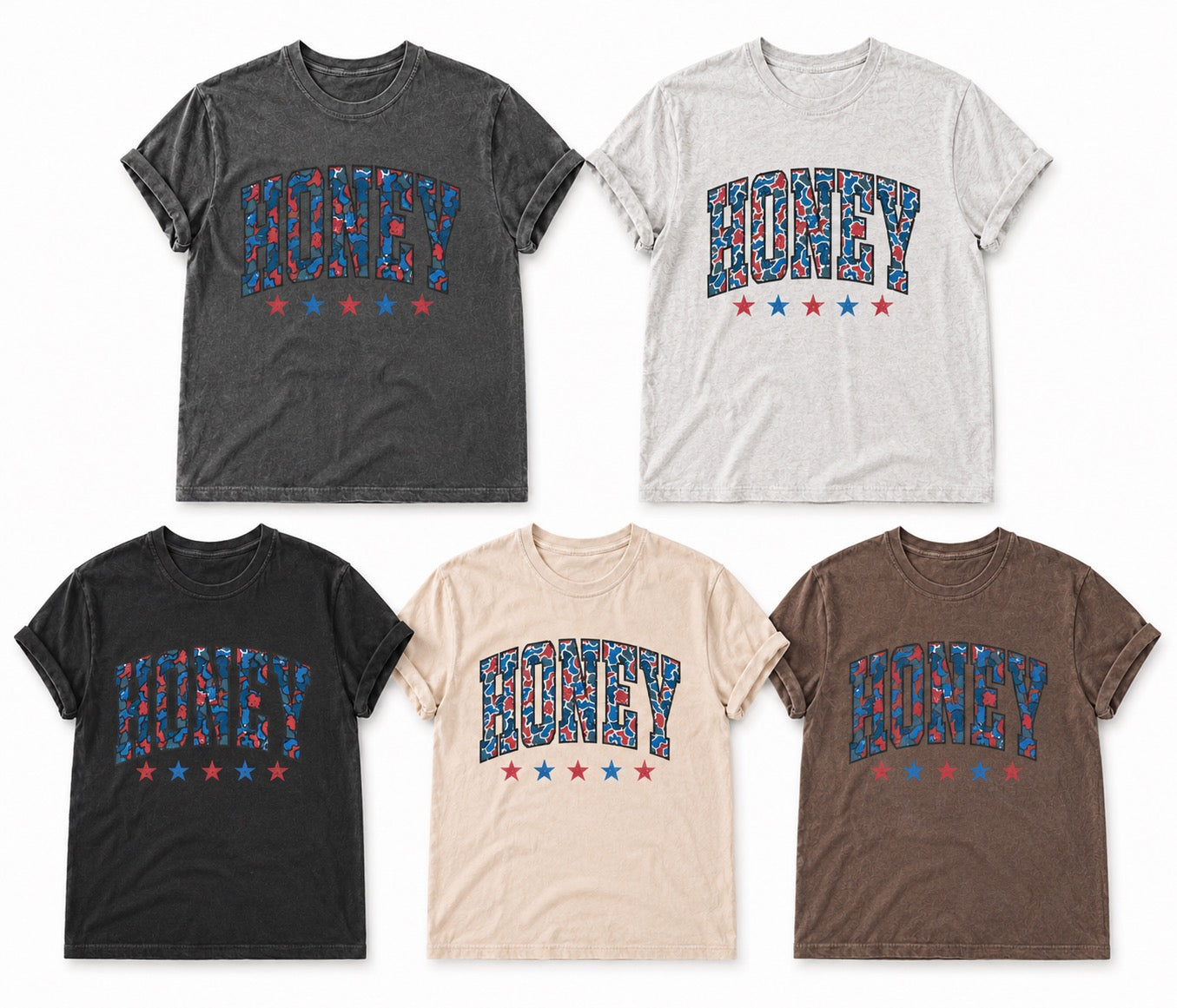 American Honey Camo Tee