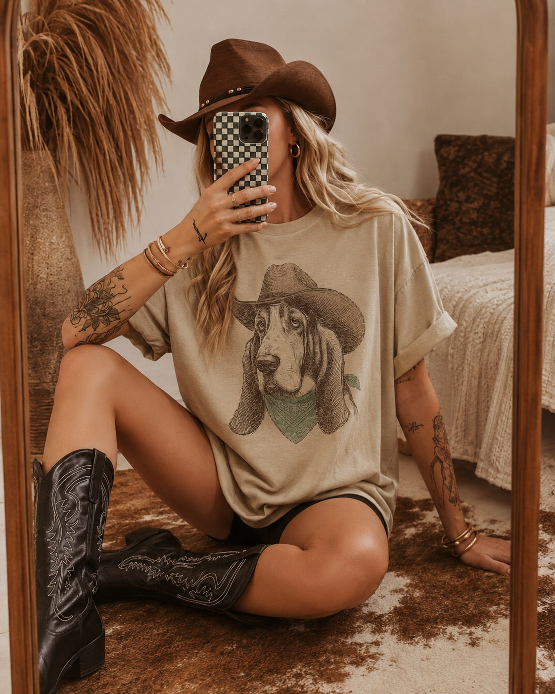 Vintage Cowboy Hound Tee