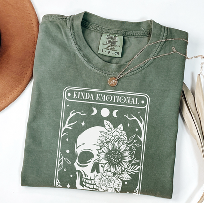 Skeleton Tarot Card Graphic Tee