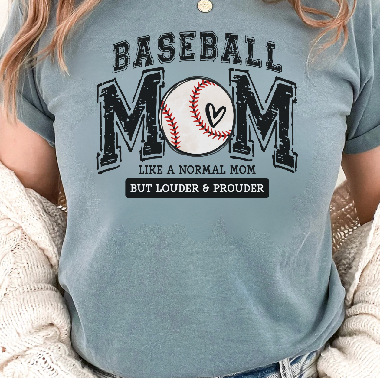 Loud Proud Baseball Mom