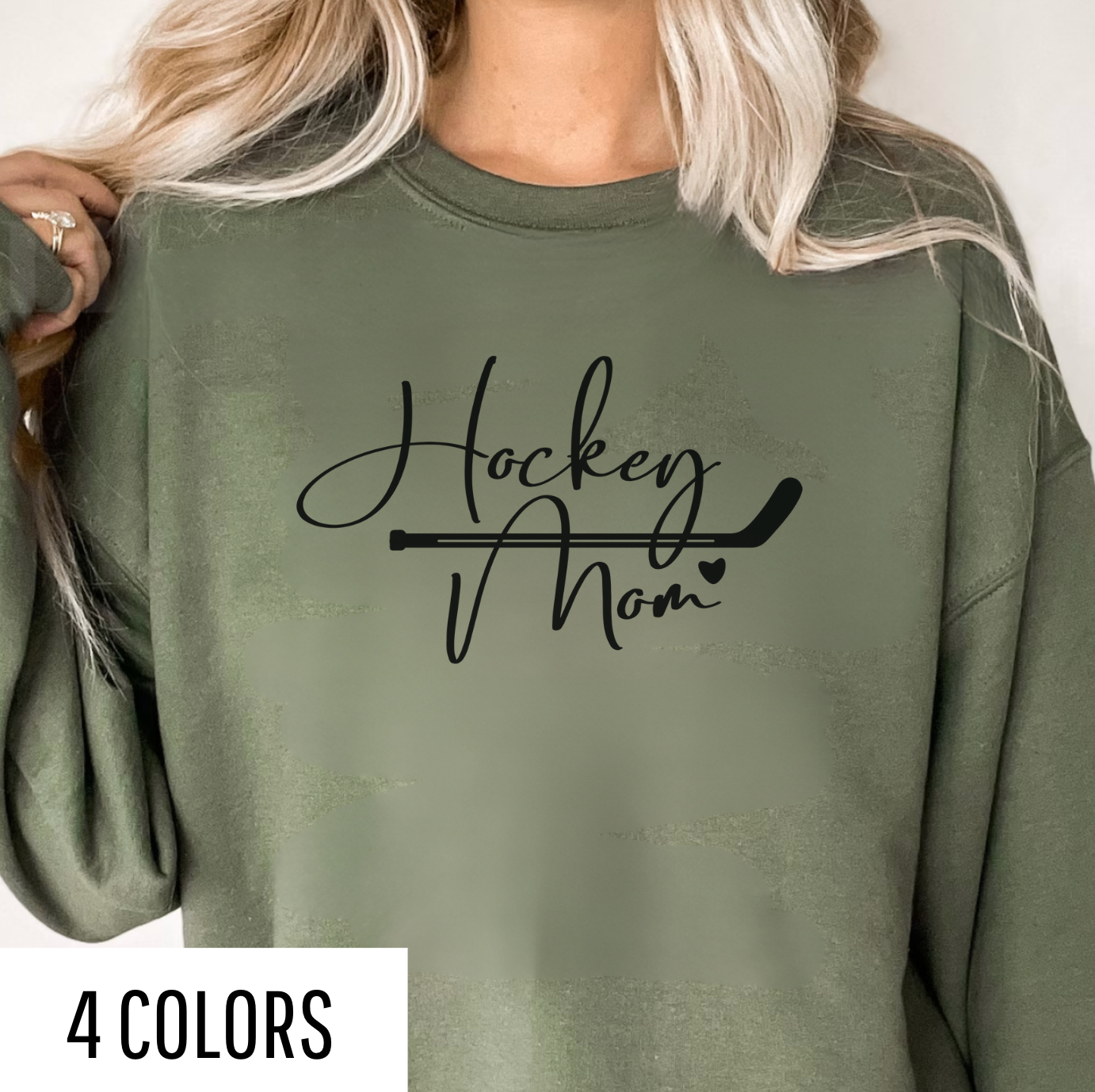 Hockey Mom Script Sweatshirt