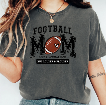 Loud Proud Football Mom Graphic Tee