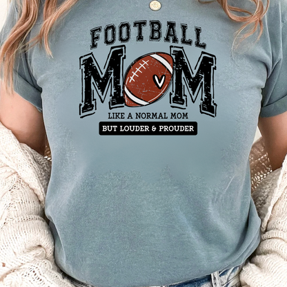 Loud Proud Football Mom Graphic Tee