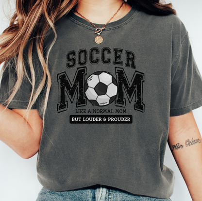 Loud Proud Soccer Mom Graphic Tee