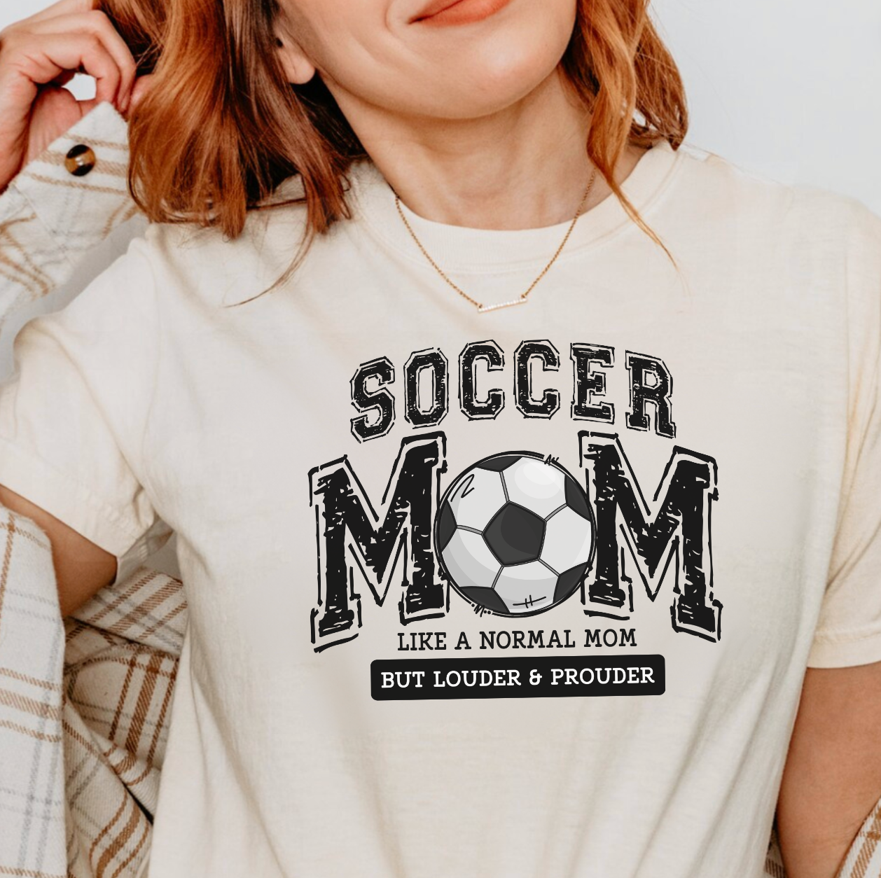 Loud Proud Soccer Mom Graphic Tee