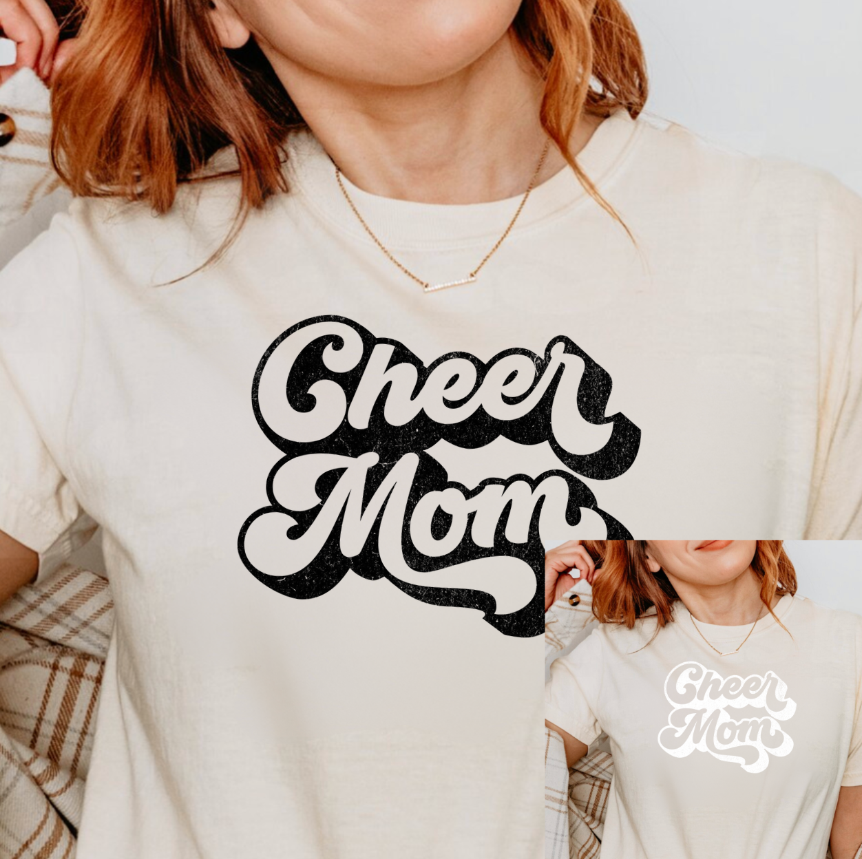 Retro Cheer Mom Graphic Tee