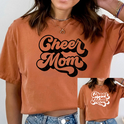 Retro Cheer Mom Graphic Tee