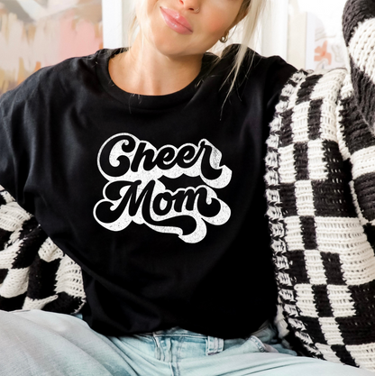 Retro Cheer Mom Graphic Tee