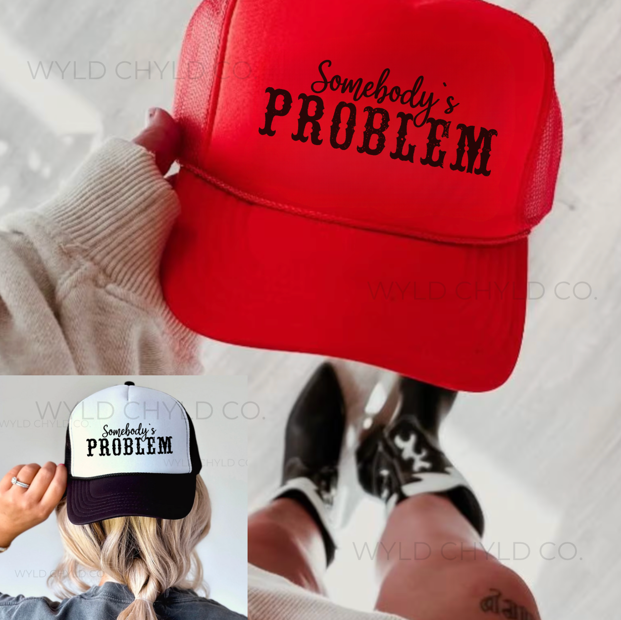 Somebody's Problem Trucker Hat