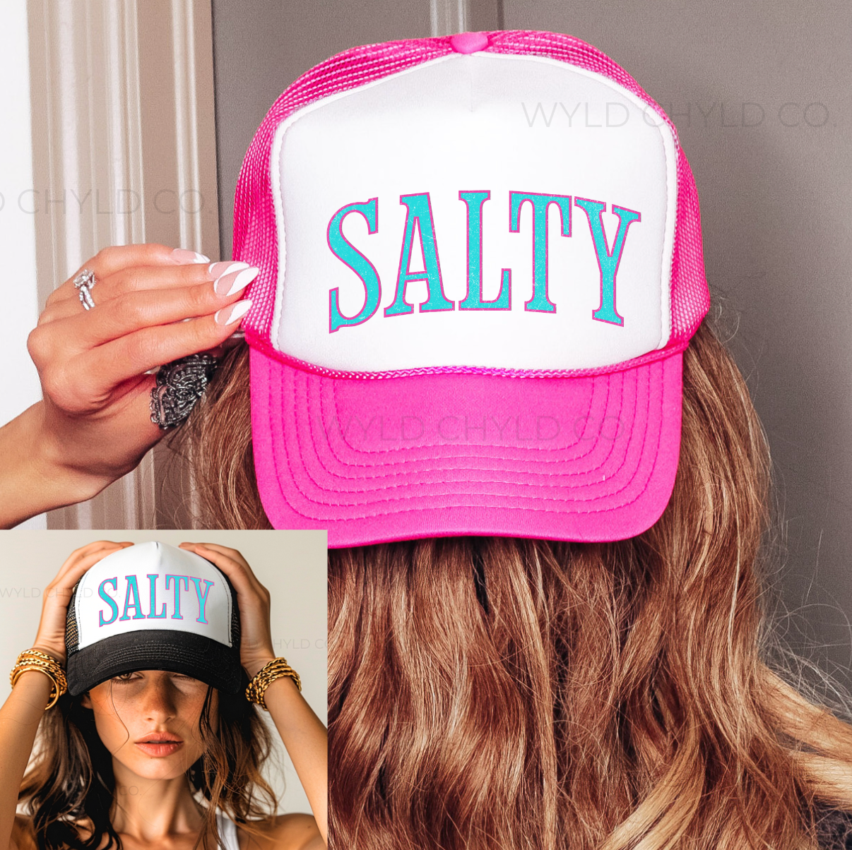 Salty Varsity Trucker Hat