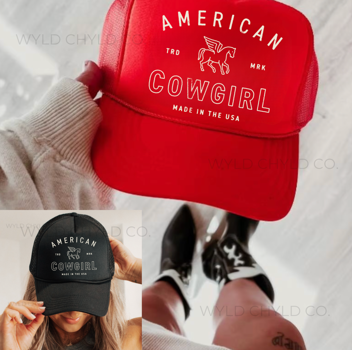 American Cowgirl Trucker Hat