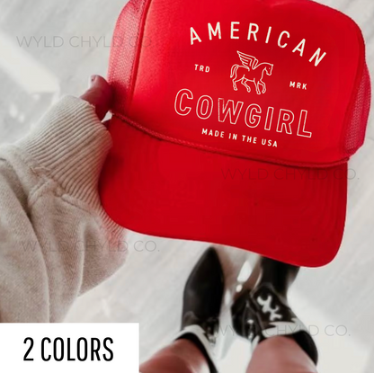 American Cowgirl Trucker Hat