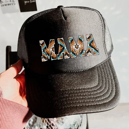 Western Aztec Mama Trucker Hat