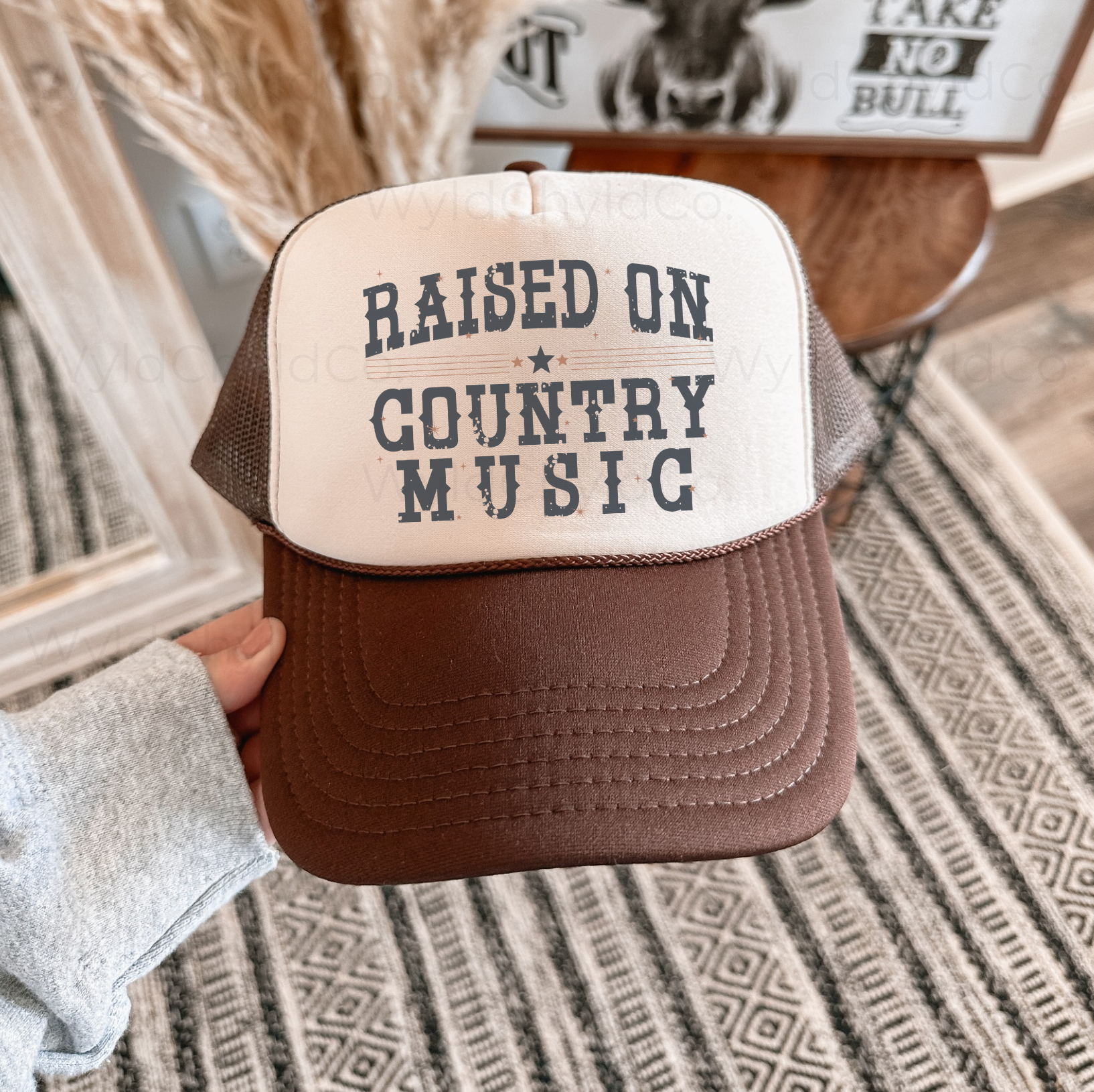 Raised on Country Music Trucker Hat