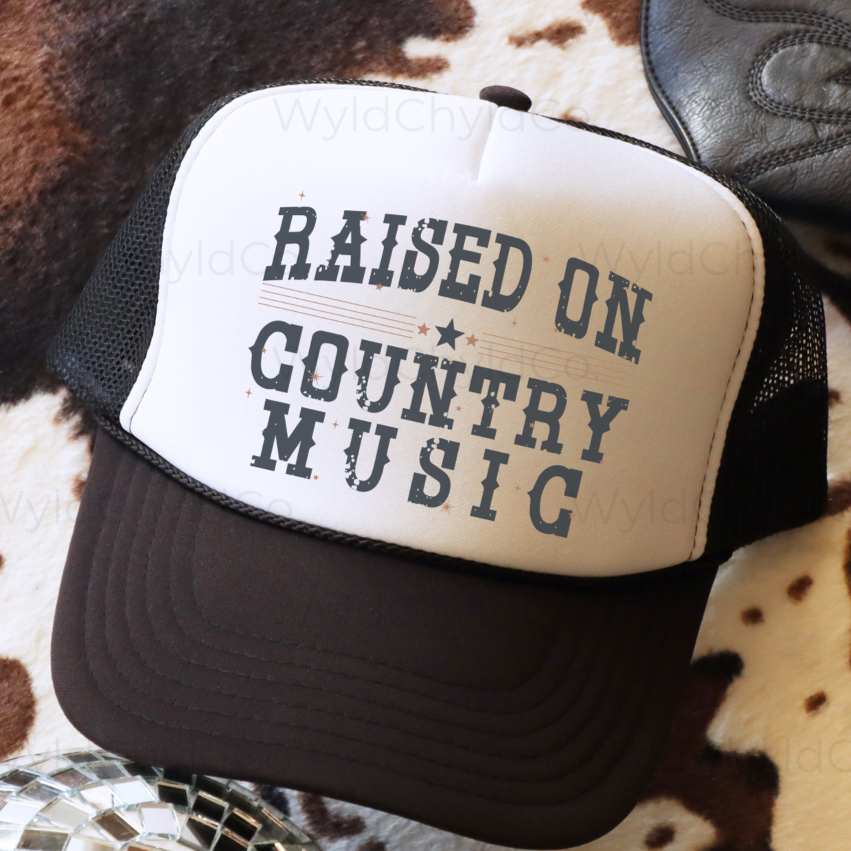 Raised on Country Music Trucker Hat