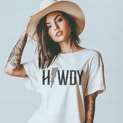 Howdy Distressed Vintage Tee