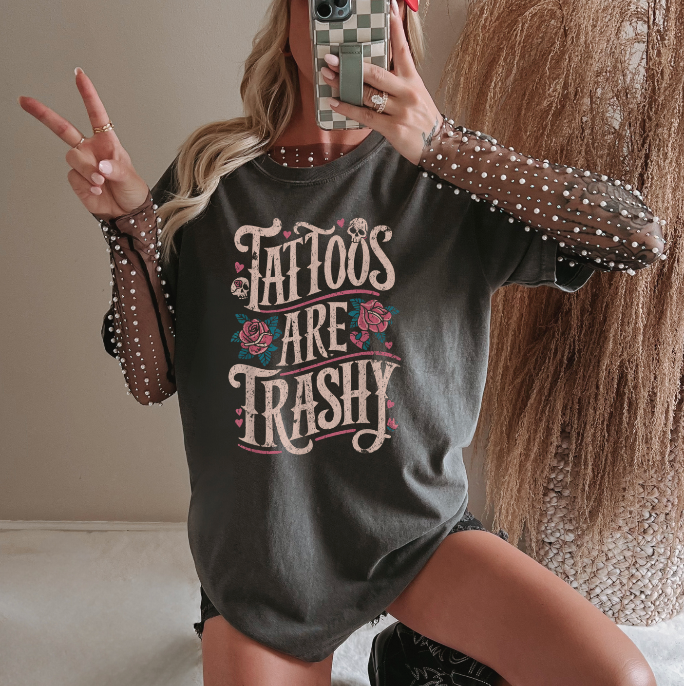 Tattoos Are Trashy Graphic Tee