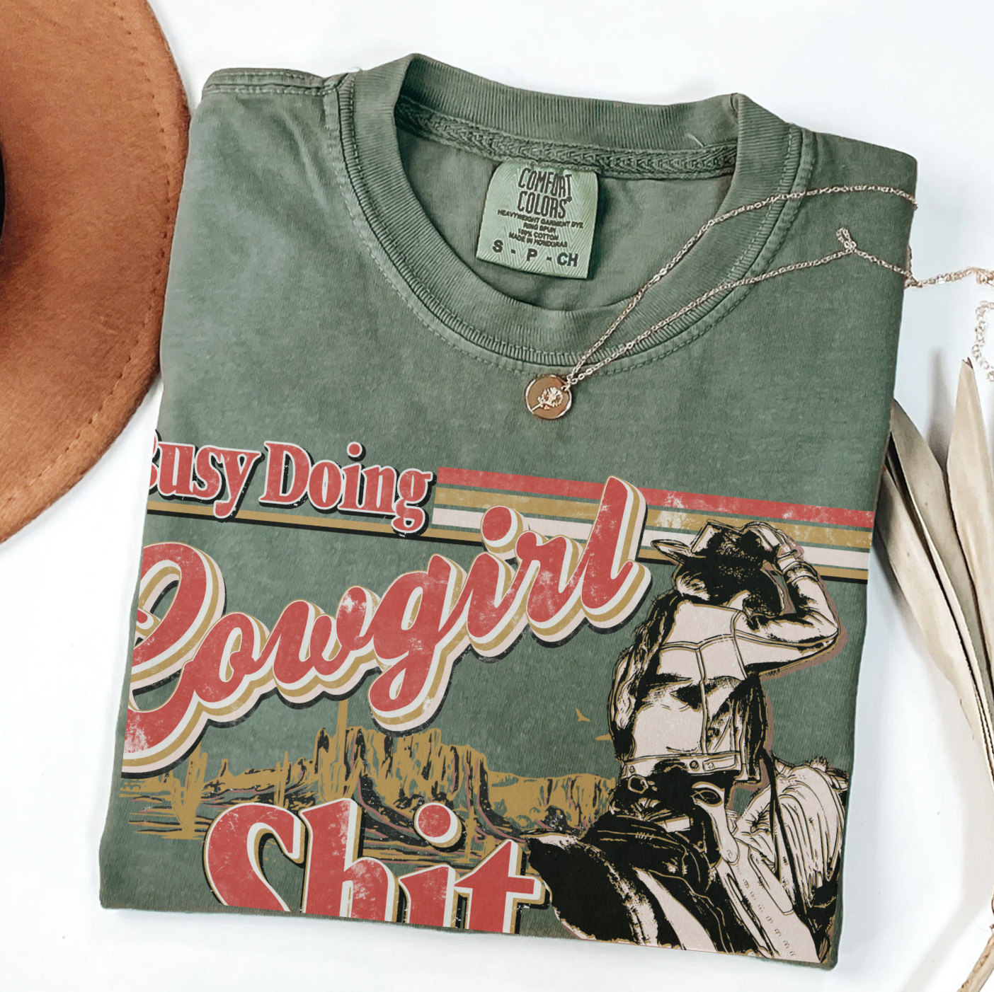 Busy Doing Cowgirl Sh*t Graphic Tee