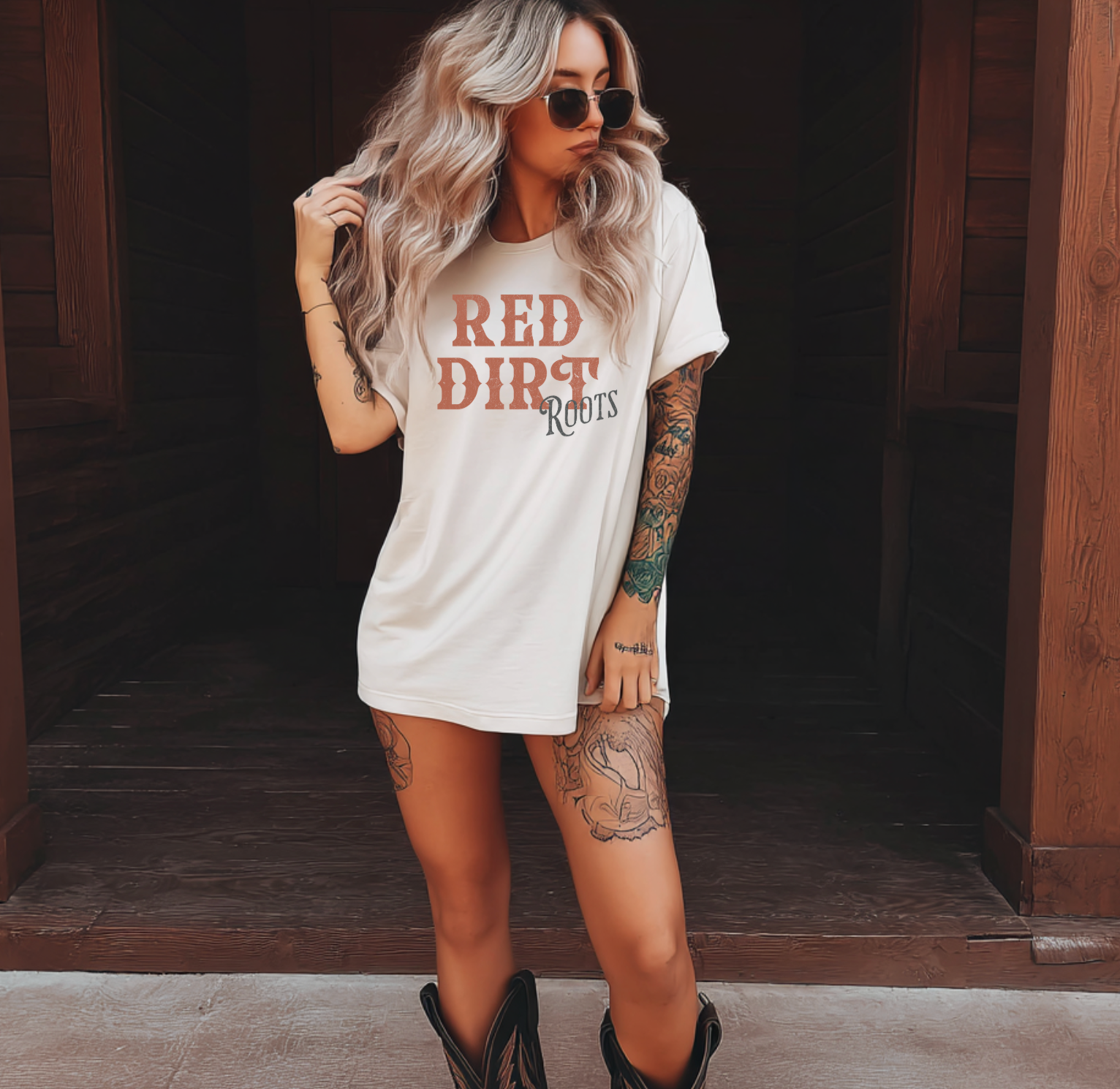 Red Dirt Roots Vintage Tee