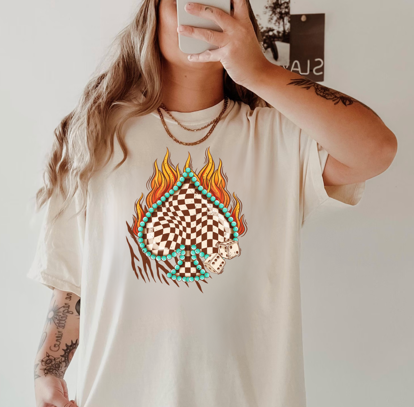 High Stakes Checkered Ace Tee