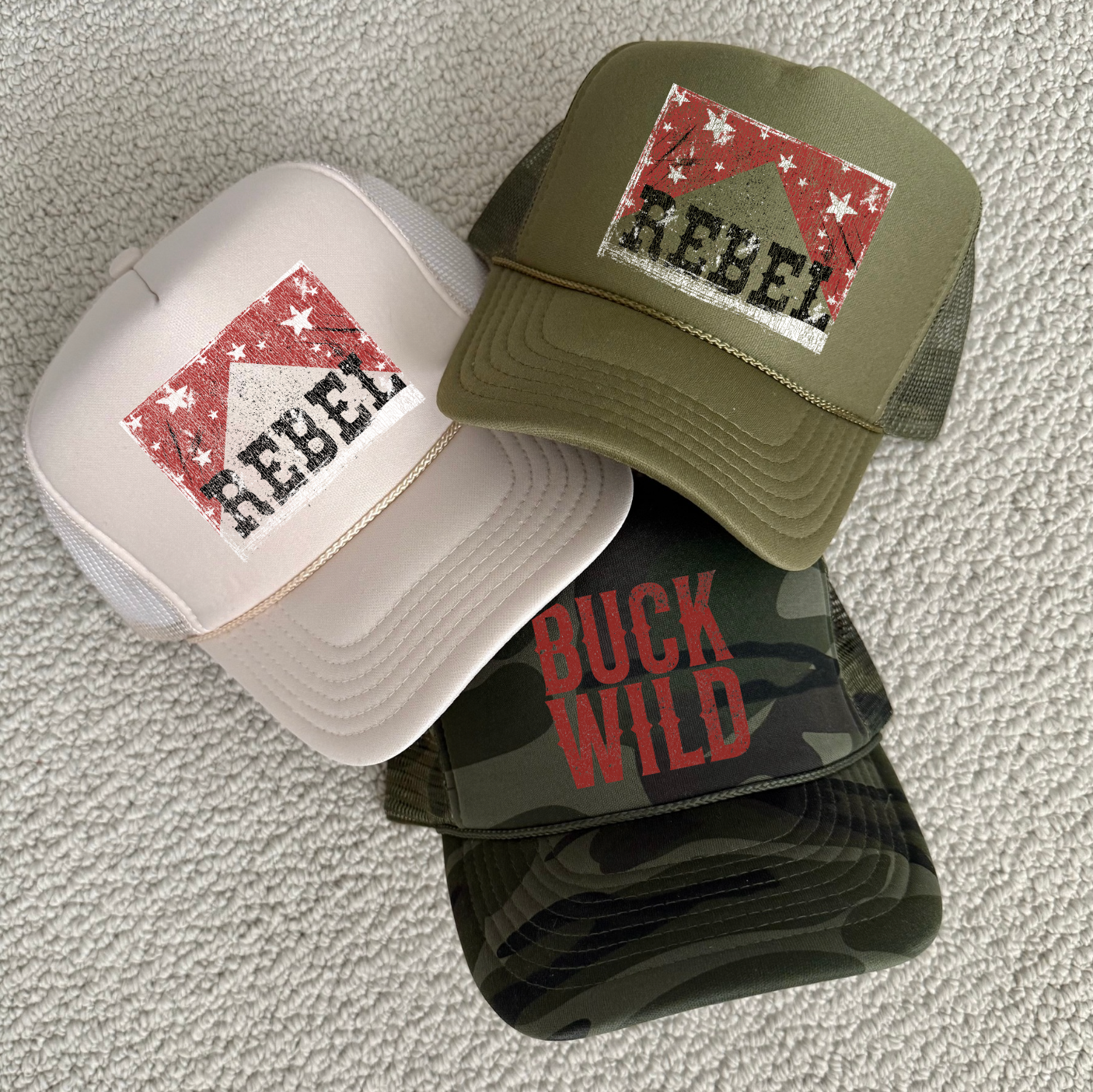 Distressed Rebel Trucker