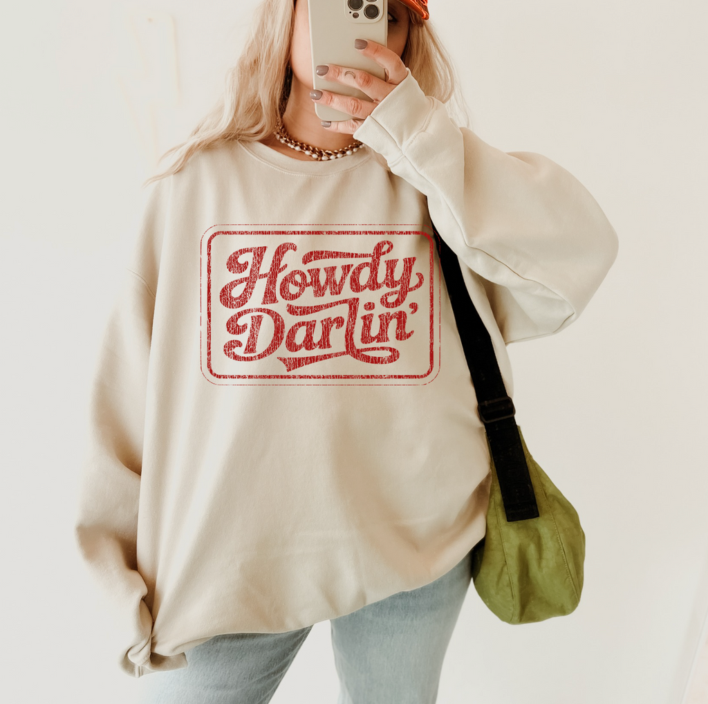 Howdy Darlin' Retro Crewneck
