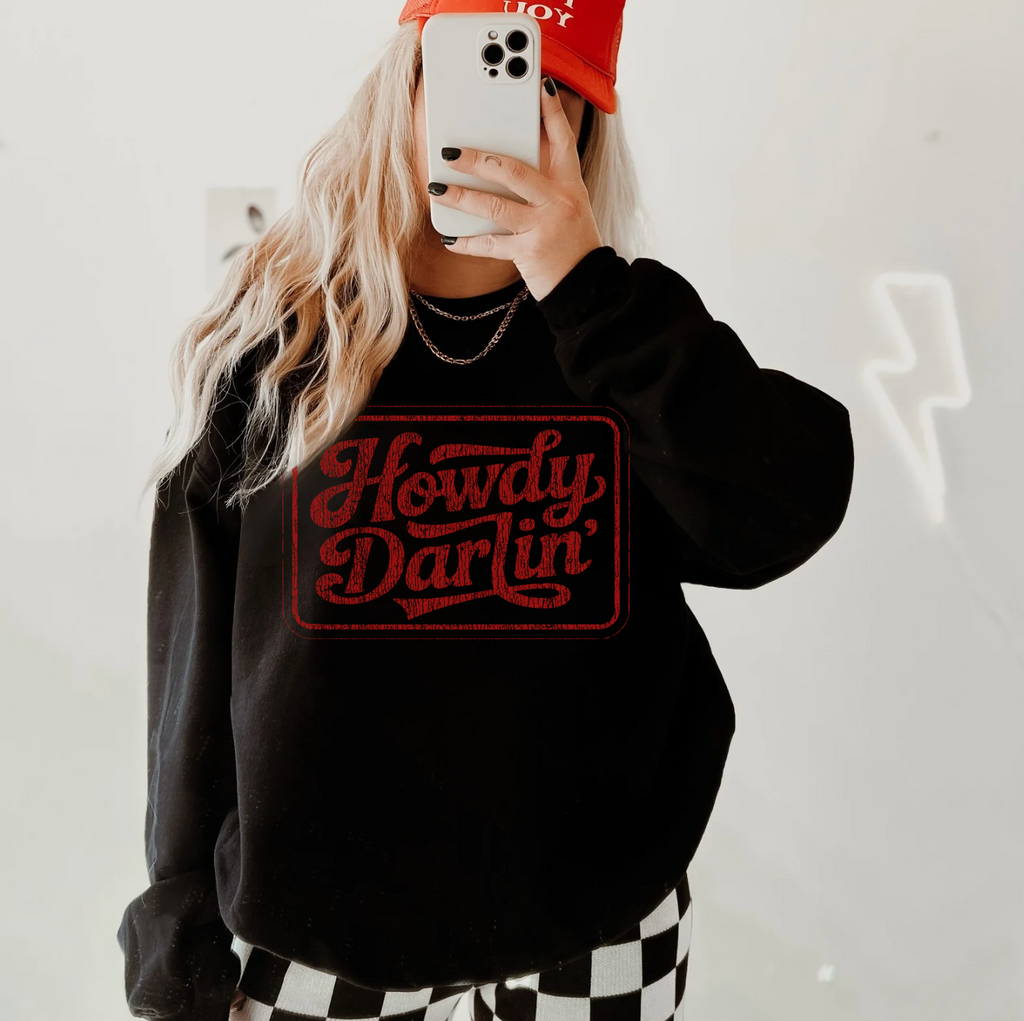 Howdy Darlin' Retro Crewneck