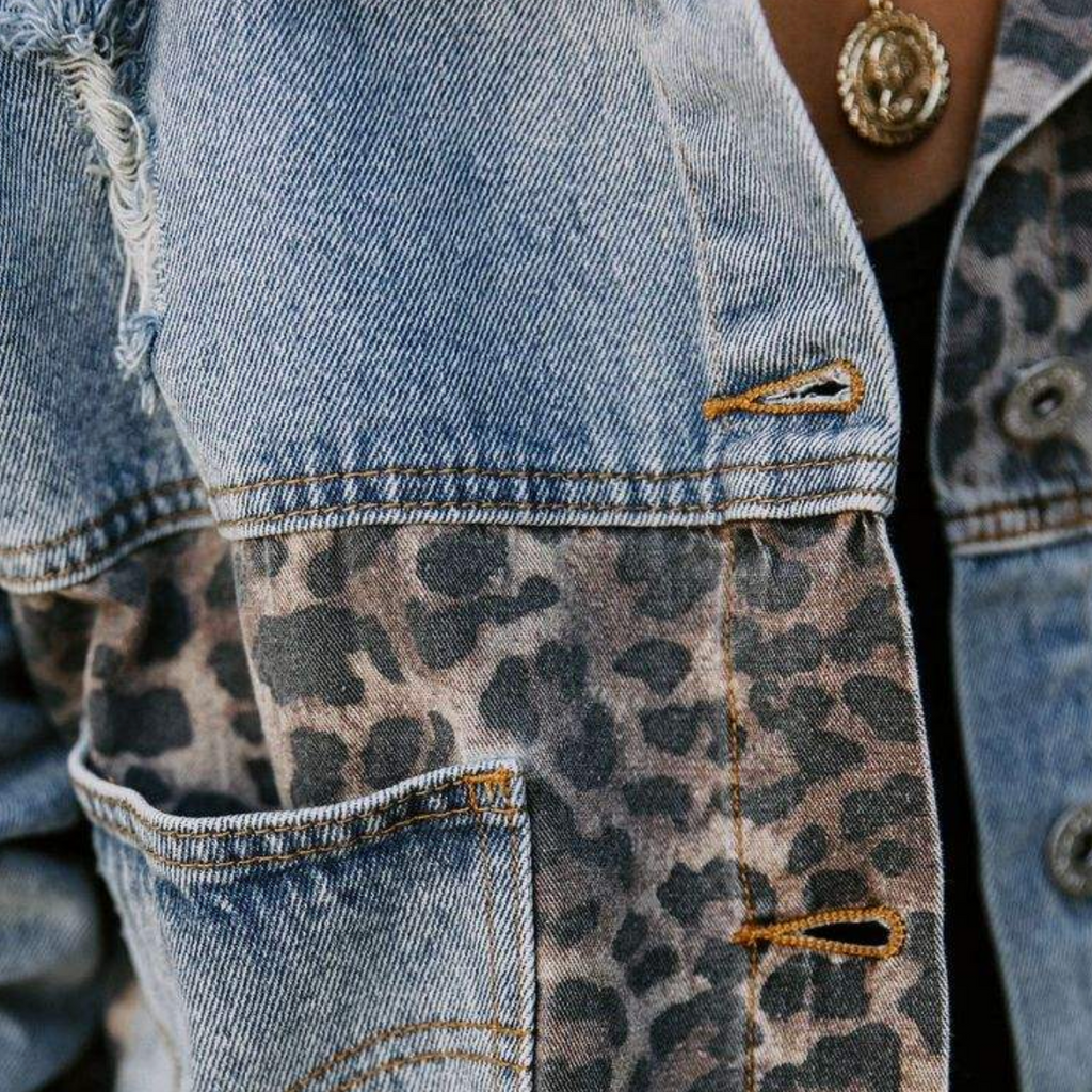 Leo Distressed Denim Jacket