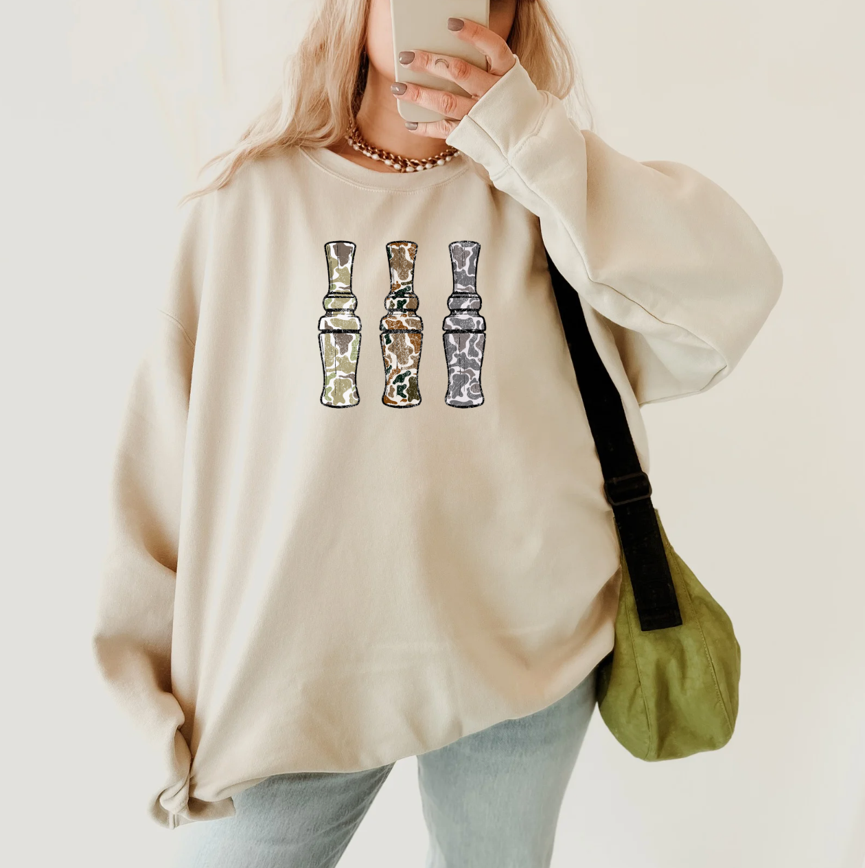 Vintage Camo Duck Call Crew