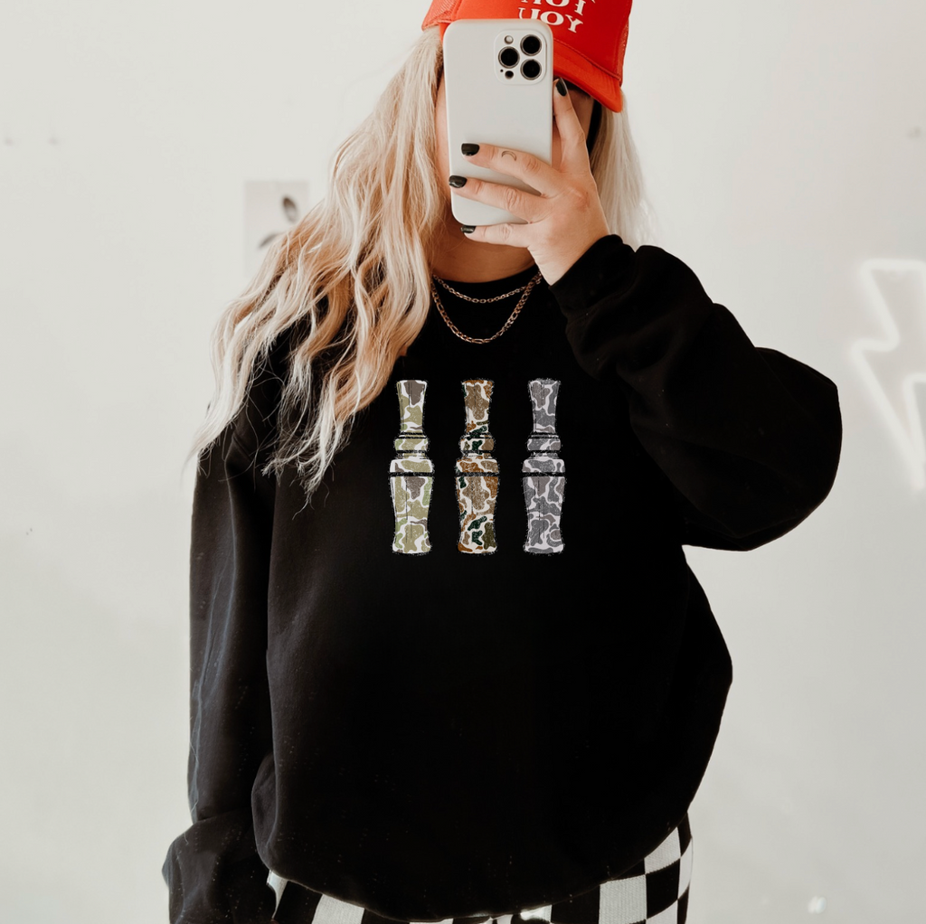 Vintage Camo Duck Call Crew