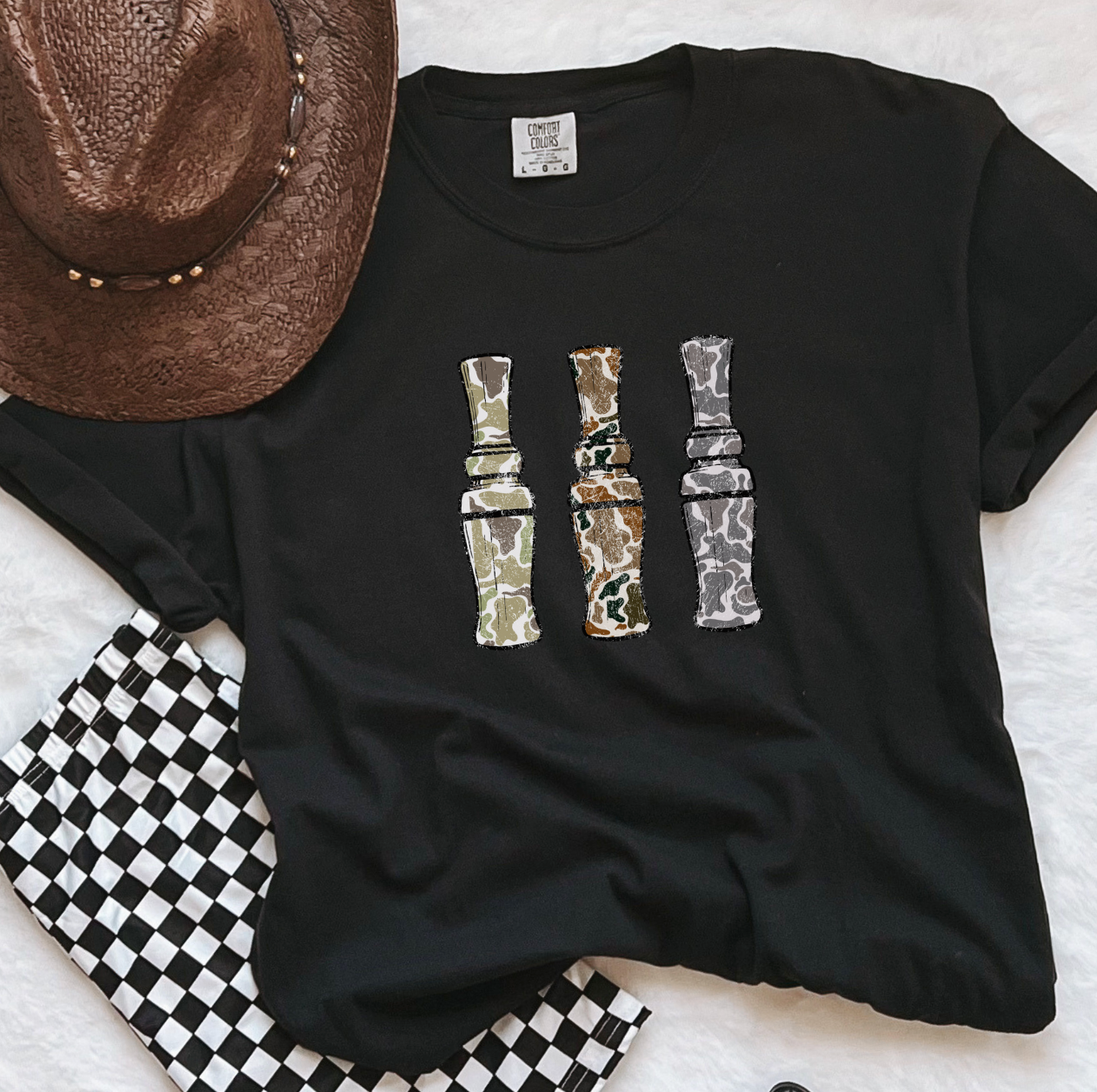 Vintage Camo Duck Call Crew