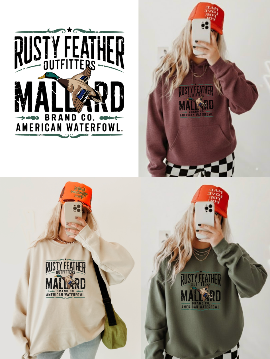 Rusty Feather Mallard Crew