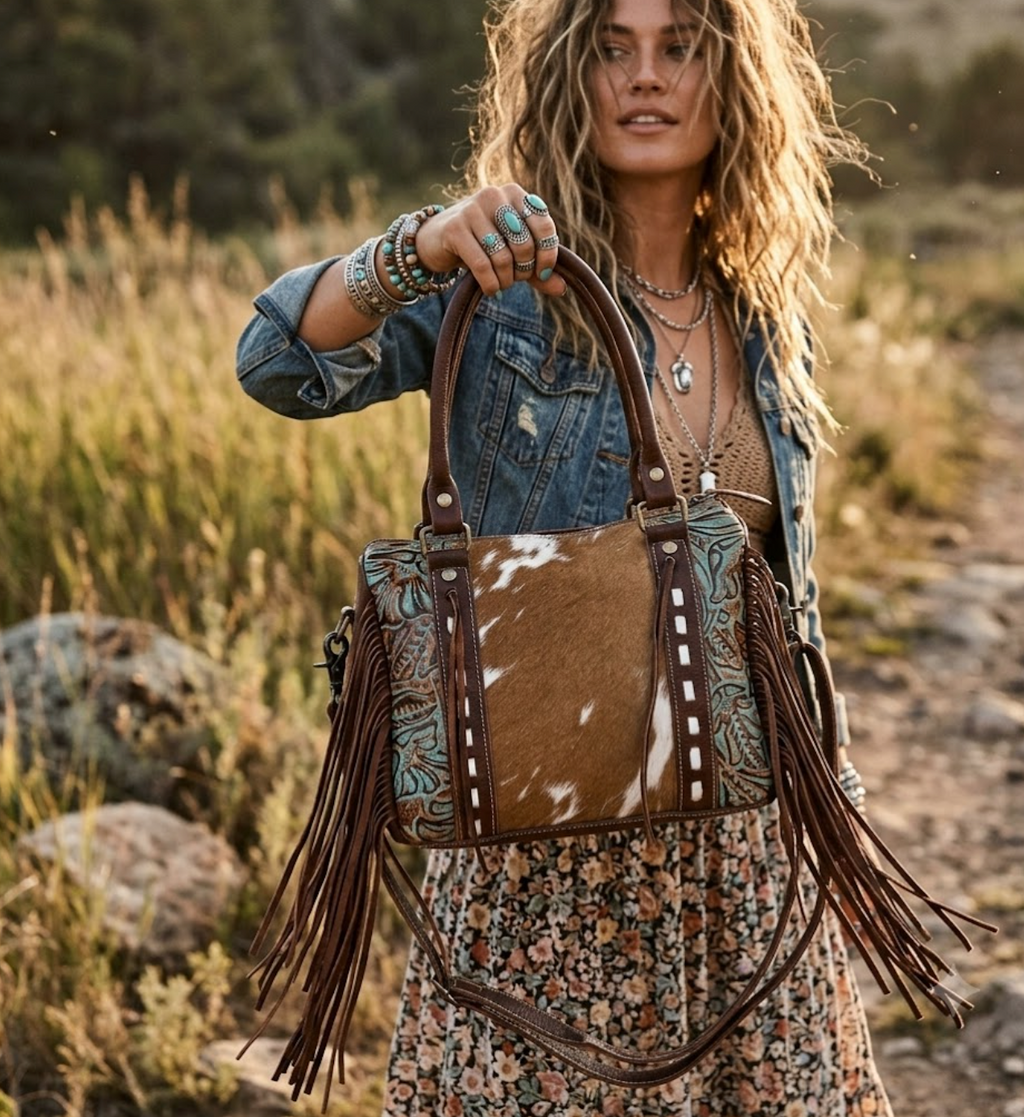 The Backroads Belle Concealed Carry Fringe Bag